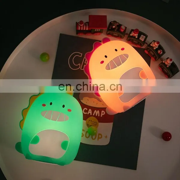 New Product 2021 LED Dinosaur USB Silicone Night Light for Kids photo-4