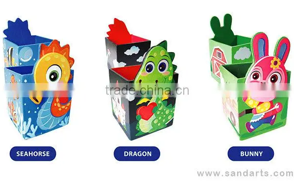 Wooden Animal DIY Pen Holder photo-4