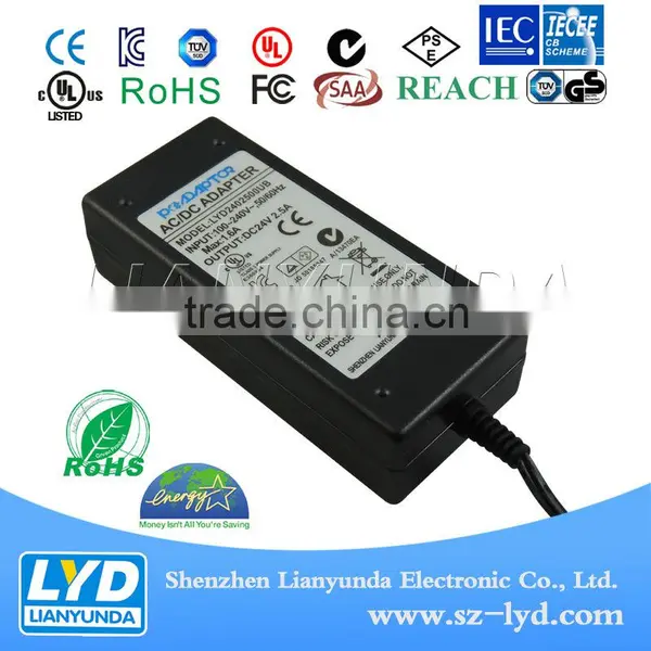 ShenZhen Wholesale Table Top Power Supply 24v Power Adapter 3 Pin Din photo-2