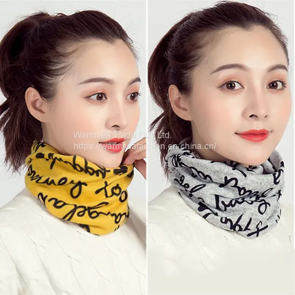 Winter small scarf female Korean version of the cervical spine to keep warm and cold and changeable neck cover multi-function hat versatile scarf set