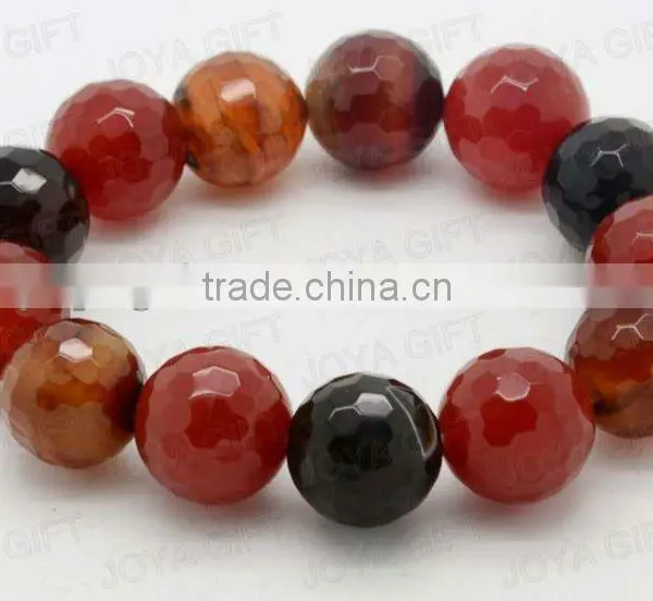 Beaded Natural Carnelian Stone Bracelet