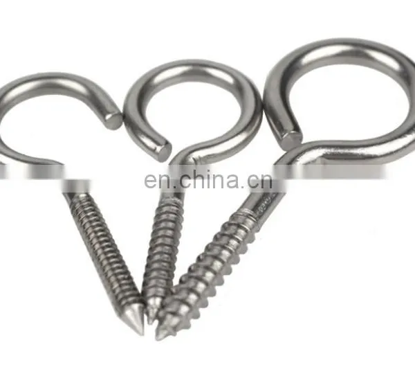 Hook Type Screw Open Eye Hook Wood Self Tapping Screw photo-2