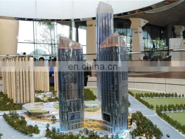 High Quality 3d Miniature City Plan Building Model for Development photo-5