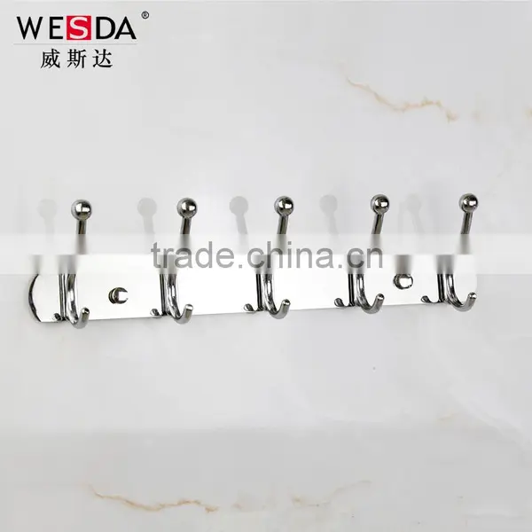 WESDA New Product Decorative Stainless Steel Clothes Hook (030) photo-2
