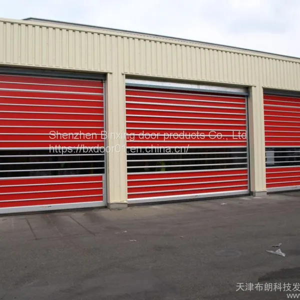 Roll Fast Roll Up High Speed Door Insulated Aluminium Rapid Hard High Speed Door photo-2