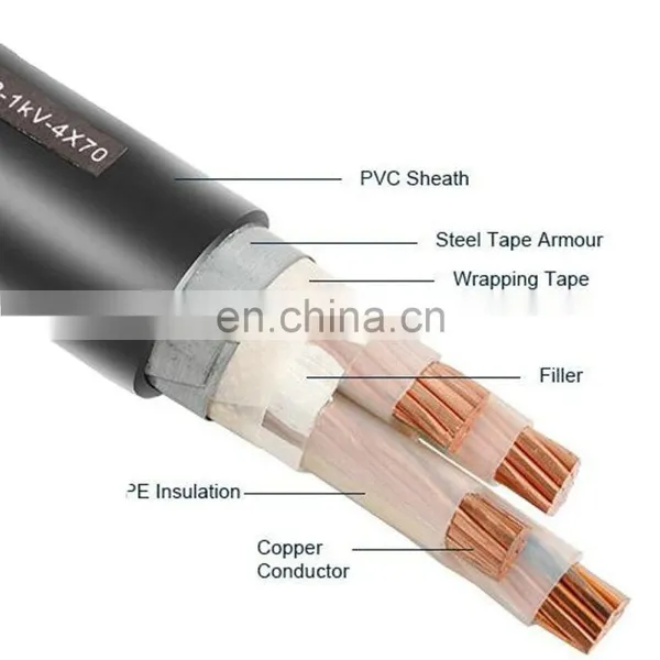 16mm 4 Core 4mm 4 Core Armoured Cable Price Armoured Xlpe Power Cable photo-3