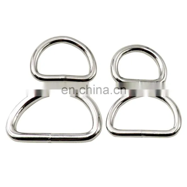 Wholesale Bag Accessories Handle Ring D Zinc Alloy Custom D-Ring Buckle Colorful Metal D Ring for Handbags photo-2