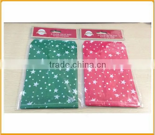 Custom Christmas Candy Gift Kraft Food Paper Bag V Bottom Paper Bag Most Popular photo-5