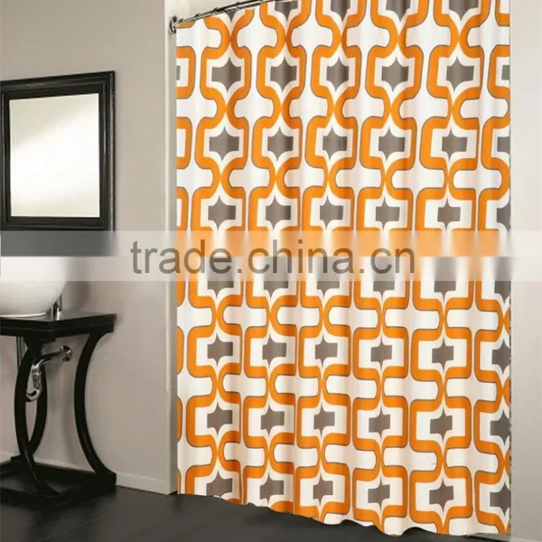 1PC COTTON PRINTED SHOWER CURTAIN 180*180CM photo-2