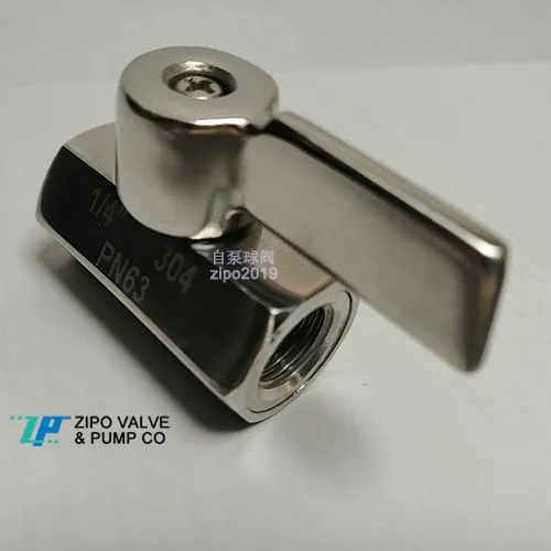 Special Stainless Steel Threaded End Mini Ball Valve for Water Purifier photo-5