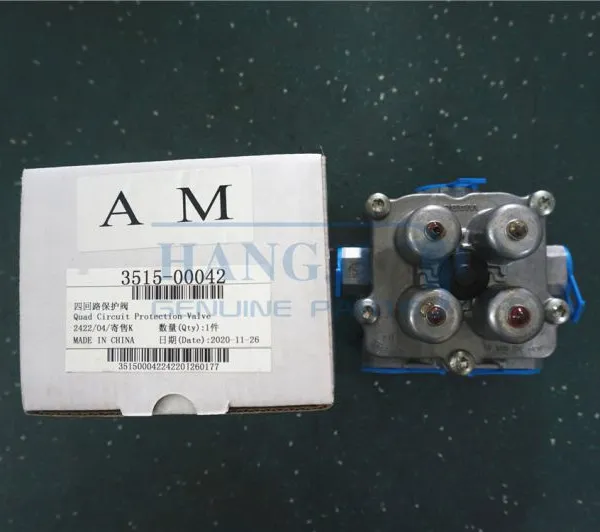 Chinese Other Bus Parts Four-Circuit Protection Valve Original Auto Protection Valve 3515-00042 photo-3