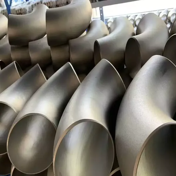 Gr5 Titanium Exhaust Pipe 45 Degree Polished 316 Stainless Steel Pipe Elbow photo-5
