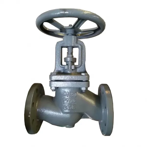 Hot Sale DIN Cast Iron Ductile Iron Flange PN25 PN16 Stop Valve Low and High Pressure Bellows Seal Globe Valve photo-4
