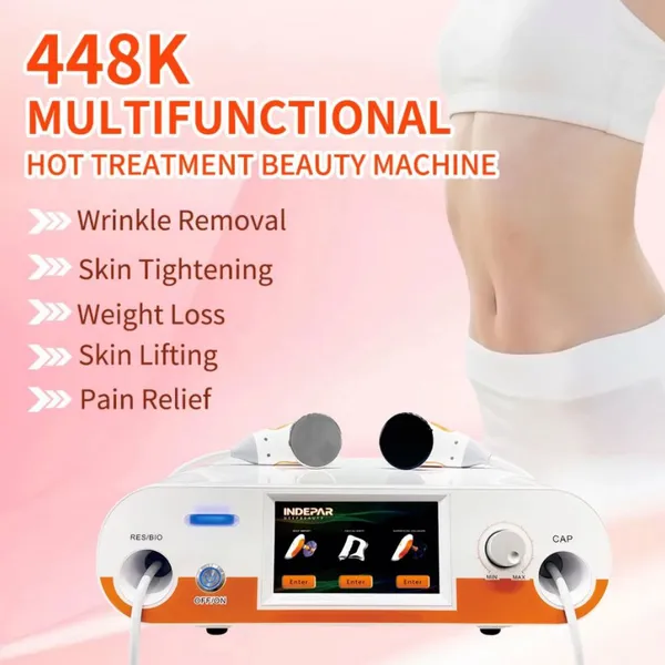 Beauty Salon Monopolar RF Tecar Therapy Device for Body Contouring and Slimming photo-5