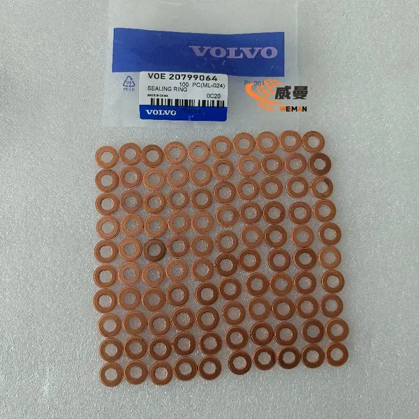 VOE20799064 Seal Ring For Volvo Excavator Hydraulic System Engine Pipeline Repair Parts