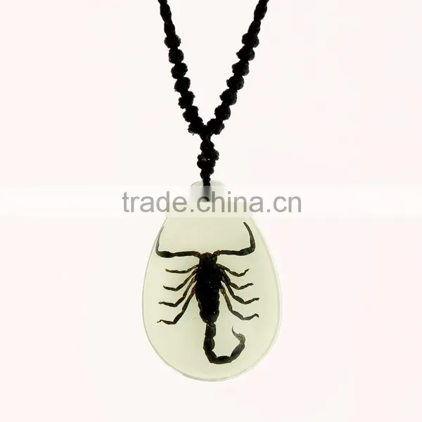 2016 Hot-selling Novel Gifts Resin Necklace With Real Insect photo-4