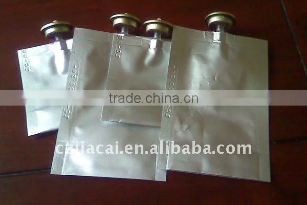 Aerosol Bag on Valve