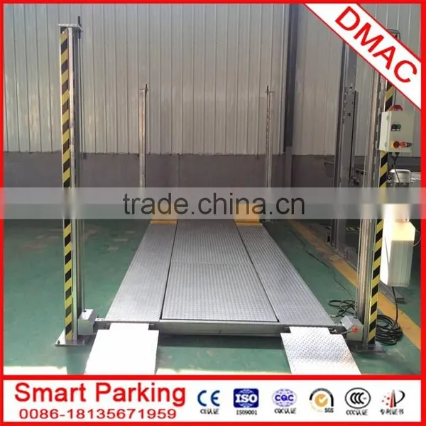 Two Poles 4 Post Mechanic Car Parking Lift System photo-6