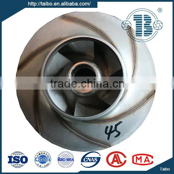 Impelle Accessries Pump Parts Centrifugal Pump Impellers