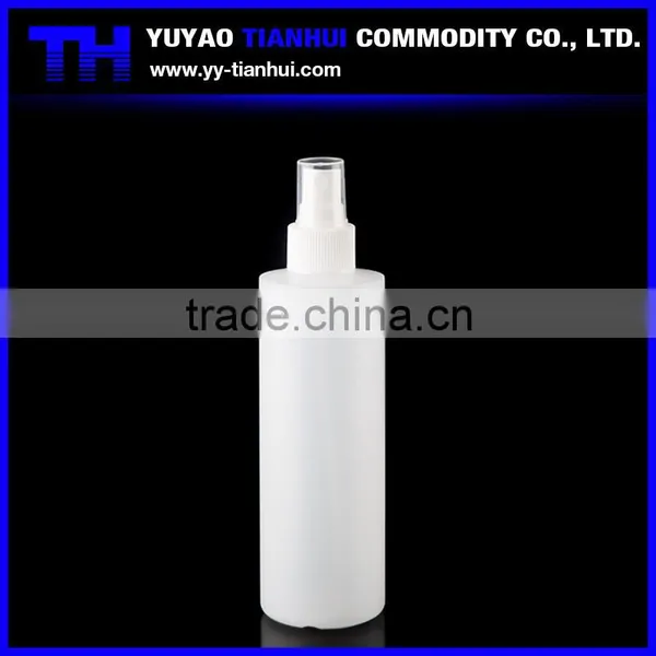 250ml HDPE Plastic Bottle White Spray Bottle HDPE Fine Mist Spray Bottle Medical Spray Bottle