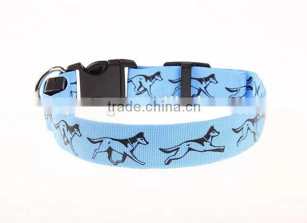2016 LED Nylon Reflective Tape Dog Tag Pet Belt photo-2