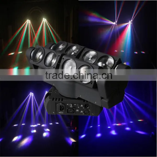 New Spider Moving 8 Eye Bar 8*10w LED Spider Beam Moving Head Light photo-6