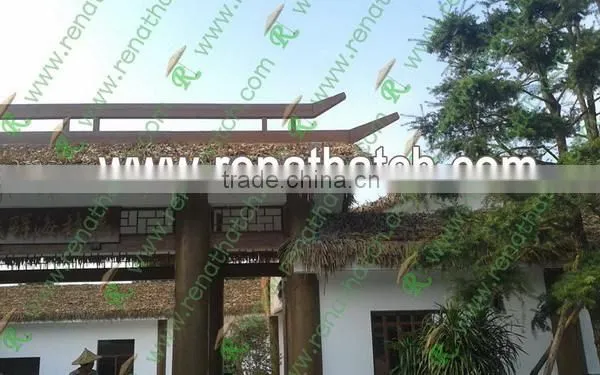 Cheap Plastic Synthetic Thatch Roofing House photo-2