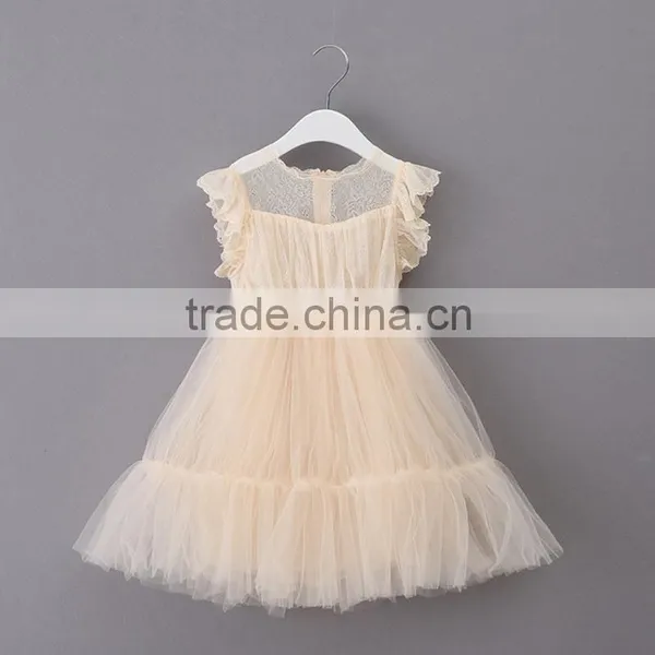 The Most Popular Special One-piece Knitwear Casual Dress, Peach Elegant Girls Ruffle Wedding Dress, Kids Prom Gown Dress Party photo-4