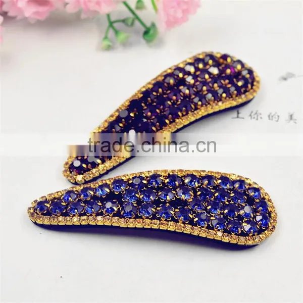 Hot New Fresh Wind Latest European And American Retro Simple Little Hair Clips With Full Stone photo-2