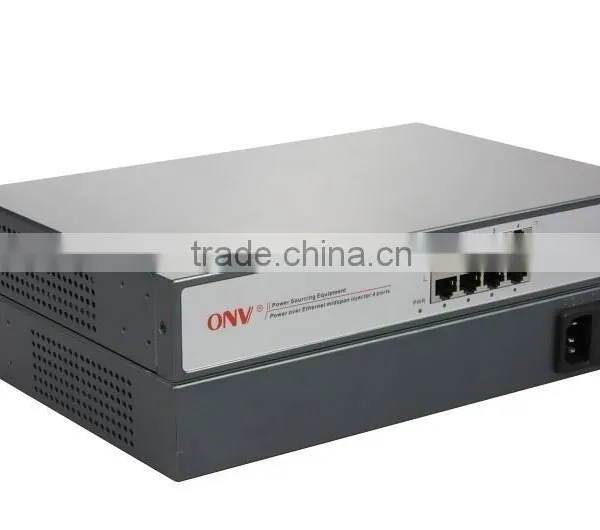 25.5W 4 Port High Power Power Over Ethernet Injector for IP Camera(IEEE802.3at) photo-3