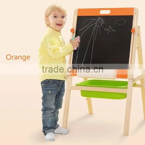 Child Toys Learning and Teaching Educational Erasable Magnetic Drawing Board Wooden Blackboard Magnetic Blackboard Drawing Board photo-5