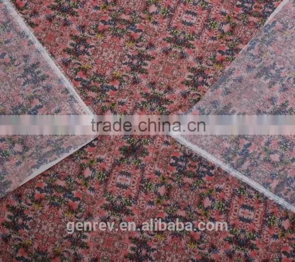 Polyester Fabruic Printed Fabric Design Digital Print Polyester Fabric Printed Chiffon Fabric photo-4