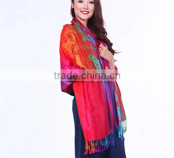 China Factory Original Design Cheap Winter Printed Scarf photo-6