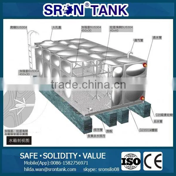 ISO CE Certified Galvanizing Tank for Water Storage for Sale Quality Choice photo-3
