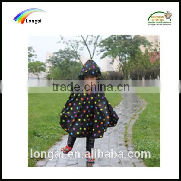 2016 Waterproof Fashional Children Poncho Raincoat for Sale photo-3