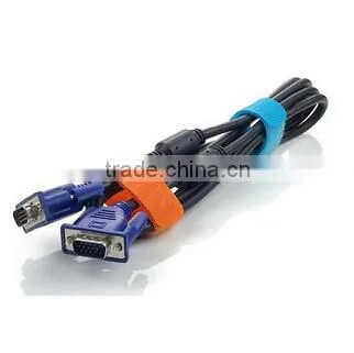 Logo Printing Adjustable Hook and Loop Cable Ties in Good Quality Quality Choice photo-5