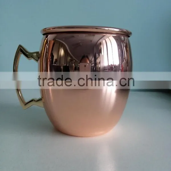 Set of 2 Copper Moscow Mules Mugs