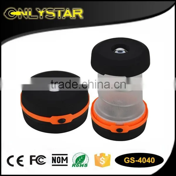Onlystar GS-4040 Retractable Camping&outdoor Ultralight Pop-up Led Flashlight Lanterns