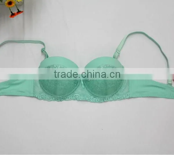 Strapless Ladies Beautiful Bra Sexy Embroider Bra Design photo-3