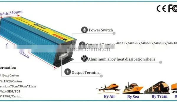 Hot Sell Meind 1000W True Pure Sine Wave Inverter With UPS and AC Charge photo-6