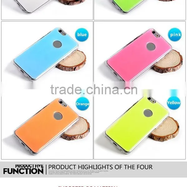 Glowing Epoxy Gel Skin Case Cover for Iphone 5s for Samsung Galaxy S4 Case photo-4