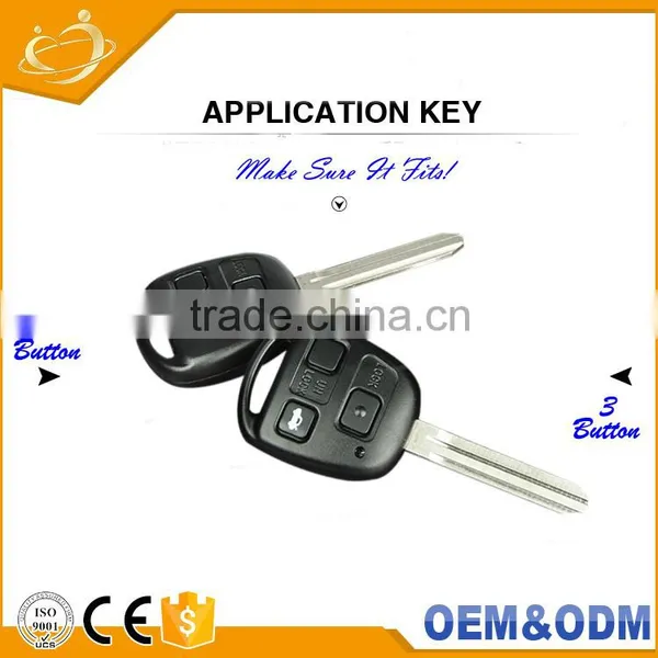 High Quanlity Silicone 3 Button Remote Car Key Shell For Toyota Hyq1512v photo-6