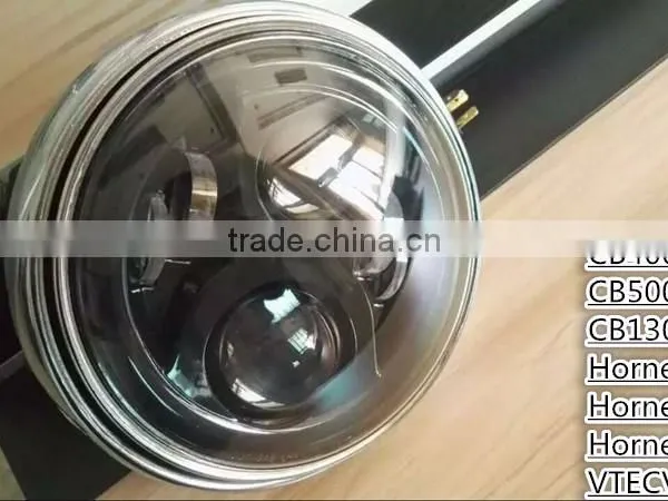 Wholesale 7" Round LED Motorcycle Head Light 7inch Led Lamp Headlight For Hornet250 600 900 VTEC VTR250 Honda CB400 CB500 CB1300 photo-4