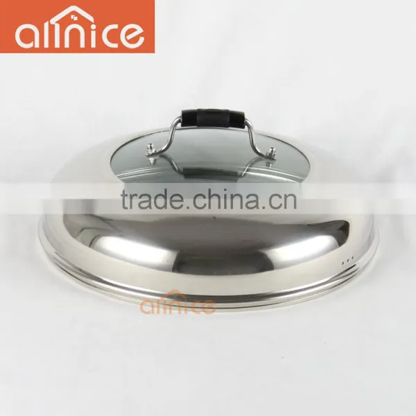 Allnice Steamer Cookware With Insert #SS201 Heavy Gauge Stainless Steel 5 Qt Silver photo-3