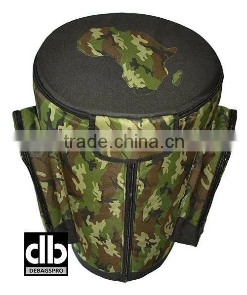 African Djembe Drums Gig Bags Pro Nylon Camouflage photo-2
