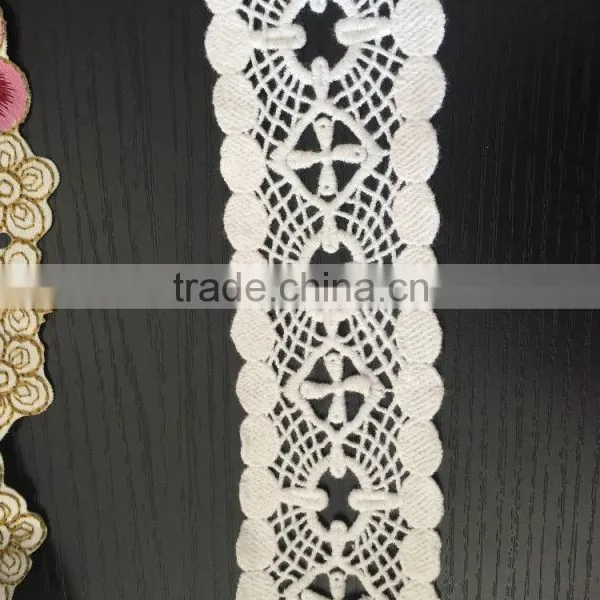 100% Cotton Water Soluble Embroidery