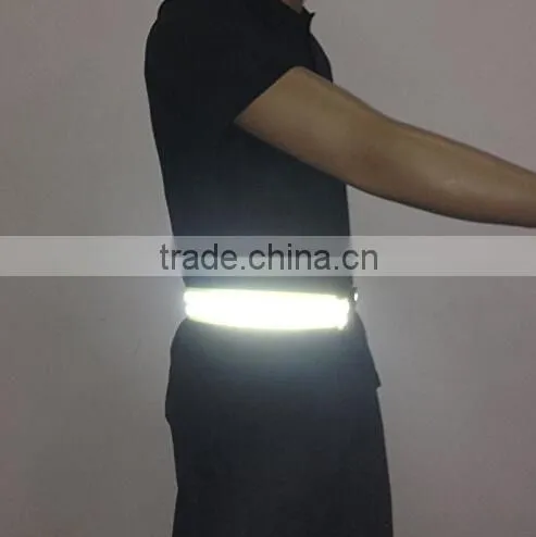 High Visibility Reflective Adjustable Lightweight Elastic Waist Safety Belt for Harness Running Cycling Walking photo-5