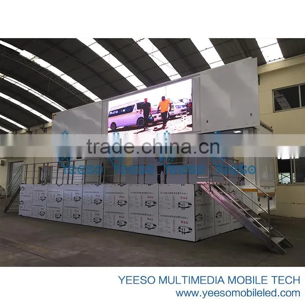 YES-C40 Mobile Stage Container, Mobile Container With Big Stage for Product Promotion and Roadshow photo-3