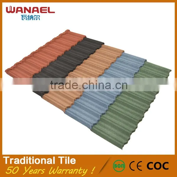 2016 Wanael New Fashion Design Storm Resistance Decorative Imported Metal Tile