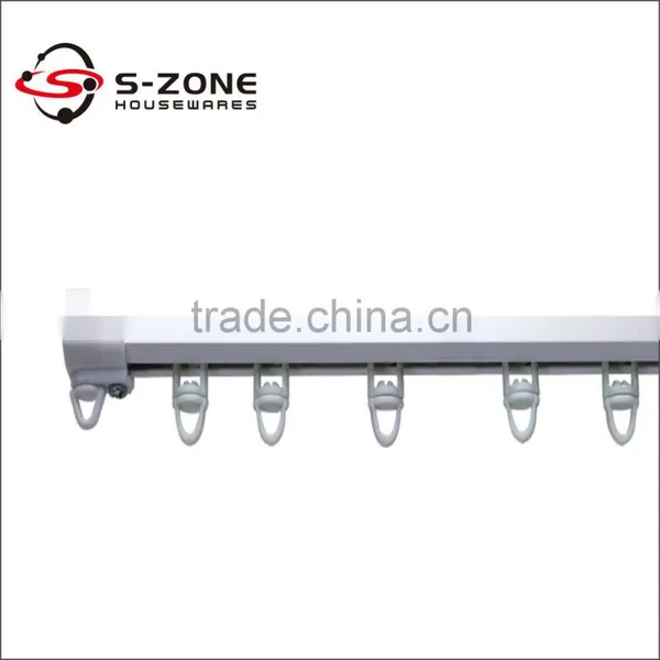Plastic PVC Double Curtain Track Rail Fitting photo-4